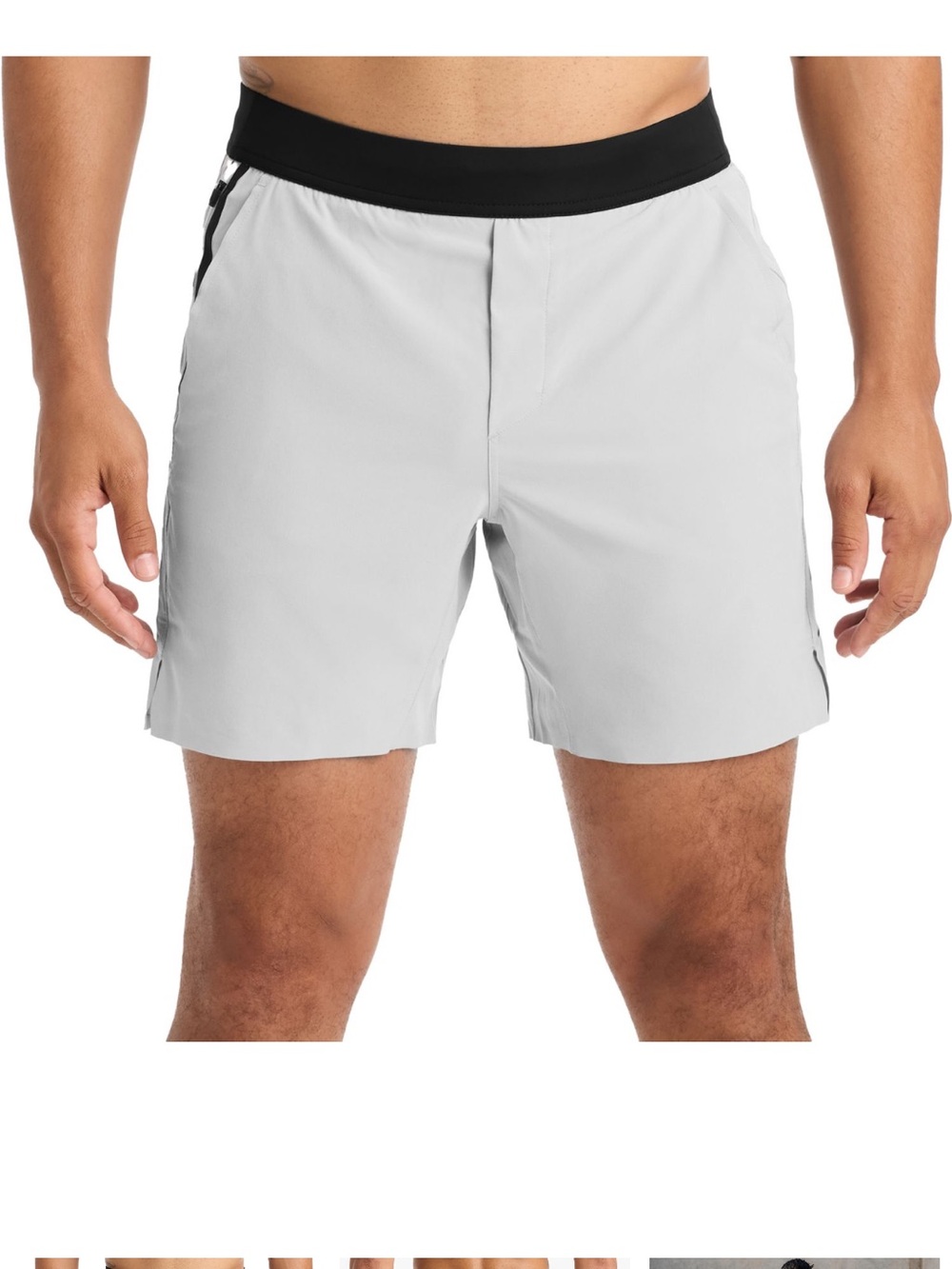 Ten Thousand Men’s Interval 7” Lined-Light Gray Athletic Shorts-XL - Picture 5 of 11